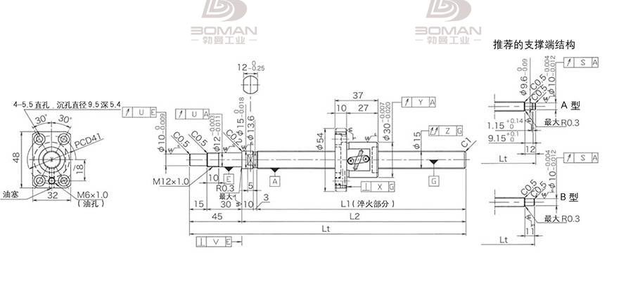KURODA GP1502DS-BAPR-0600B-C3S 黑田丝杆价格高吗